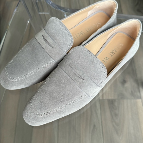 Stuart Weitzman Suede loafers - Picture 1 of 6